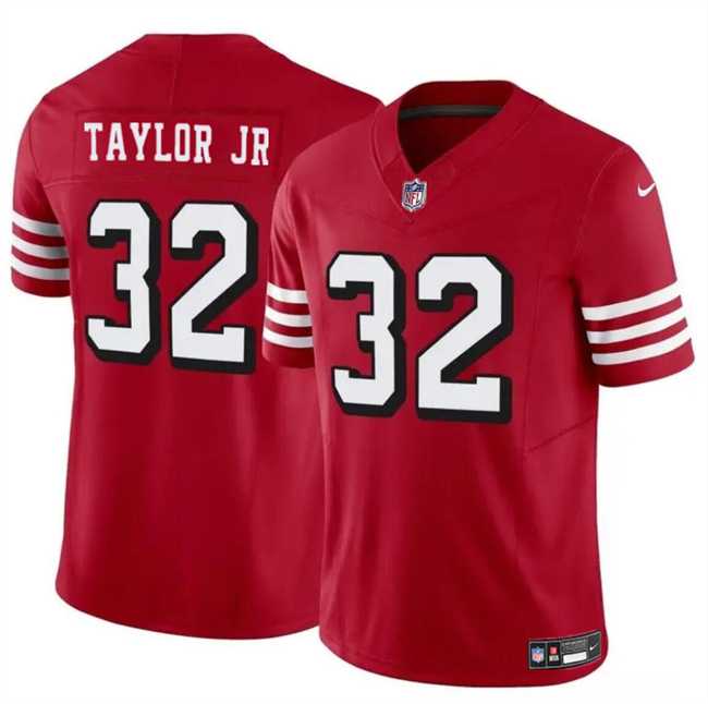 Men & Women & Youth San Francisco 49ers #32 Patrick Taylor Jr New Red 2024 F.U.S.E. Vapor Untouchable Limited Stitched Jersey